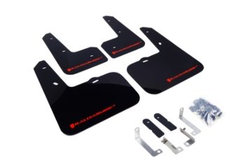 Picture of Rally Armor 12-18 Hyundai Veloster Black UR Mud Flap w/ Red Logo