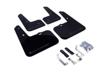 Picture of Rally Armor 12-18 Hyundai Veloster Black UR Mud Flap w/ Grey Logo
