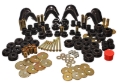 Picture of Energy Suspension 66-77 Ford Bronco 4WD (w/ 4 Deg C-Bushings) Black Hyper-Flex Master Bushing Set