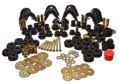 Picture of Energy Suspension 66-77 Ford Bronco 4WD (w/ 4 Deg C-Bushings) Black Hyper-Flex Master Bushing Set