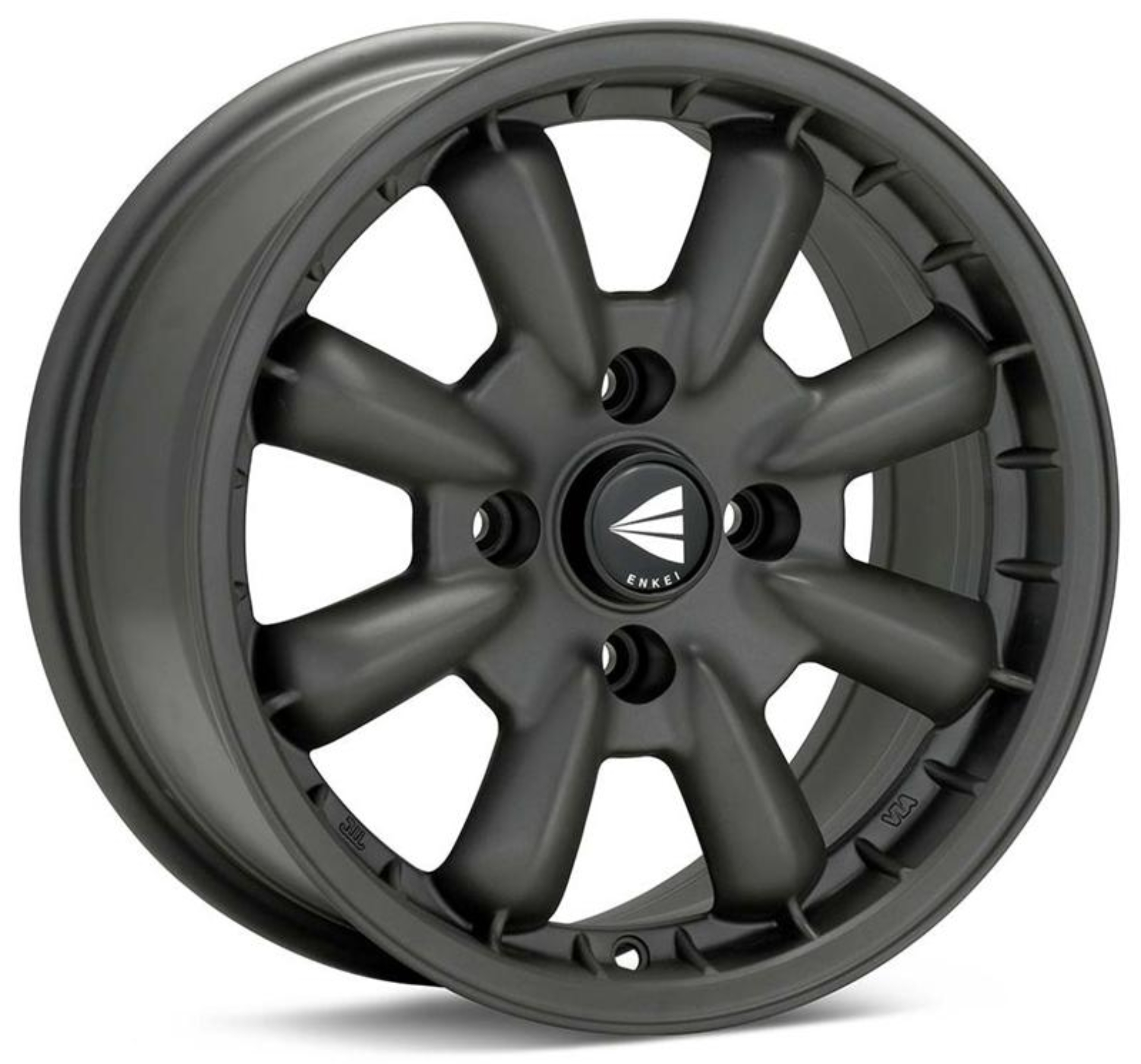 Picture of Enkei Compe 15x8 0mm Offset 4x114.3 Bolt Pattern 72.6mm Bore Dia Matte Gunmetal Wheel