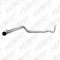 Picture of MBRP 88-93 Dodge 2500/3500 Cummins 4WD Turbo Back Single Side Exit No Muffler PLM Series Exhaust