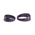 Picture of Autometer or Autogage 2-1/16in Black Angle Rings -- 3 Pack