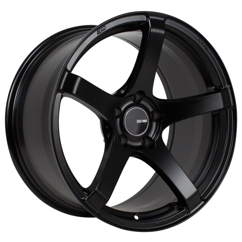 Picture of Enkei Kojin 17x8 40mm Offset 5x100 Bolt Pattern 72.6mm Bore Dia Matte Black Wheel