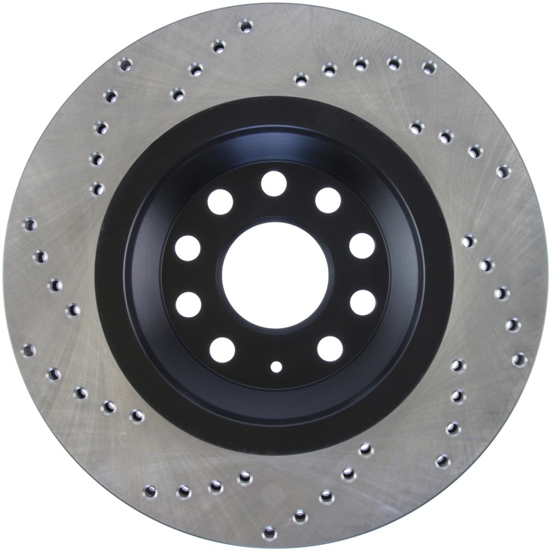 Picture of Sport Cross Drilled Brake Rotor; Rear Left