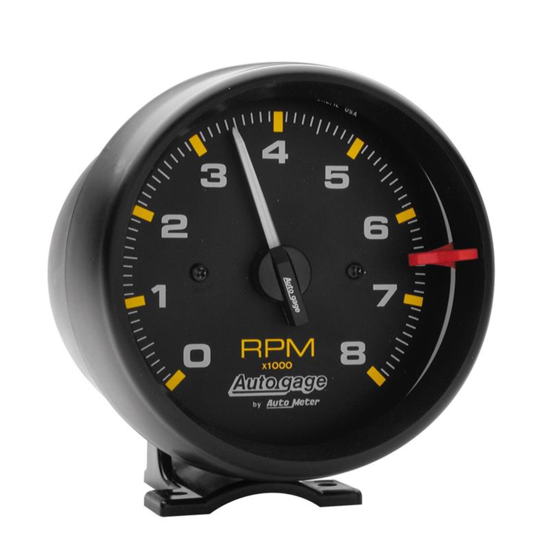 Picture of Autometer Autogage Black 8,000 RPM Pedestal Mount Tachometer
