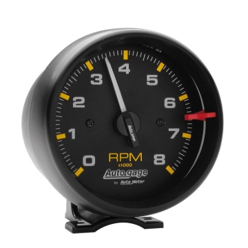 Picture of Autometer Autogage Black 8,000 RPM Pedestal Mount Tachometer