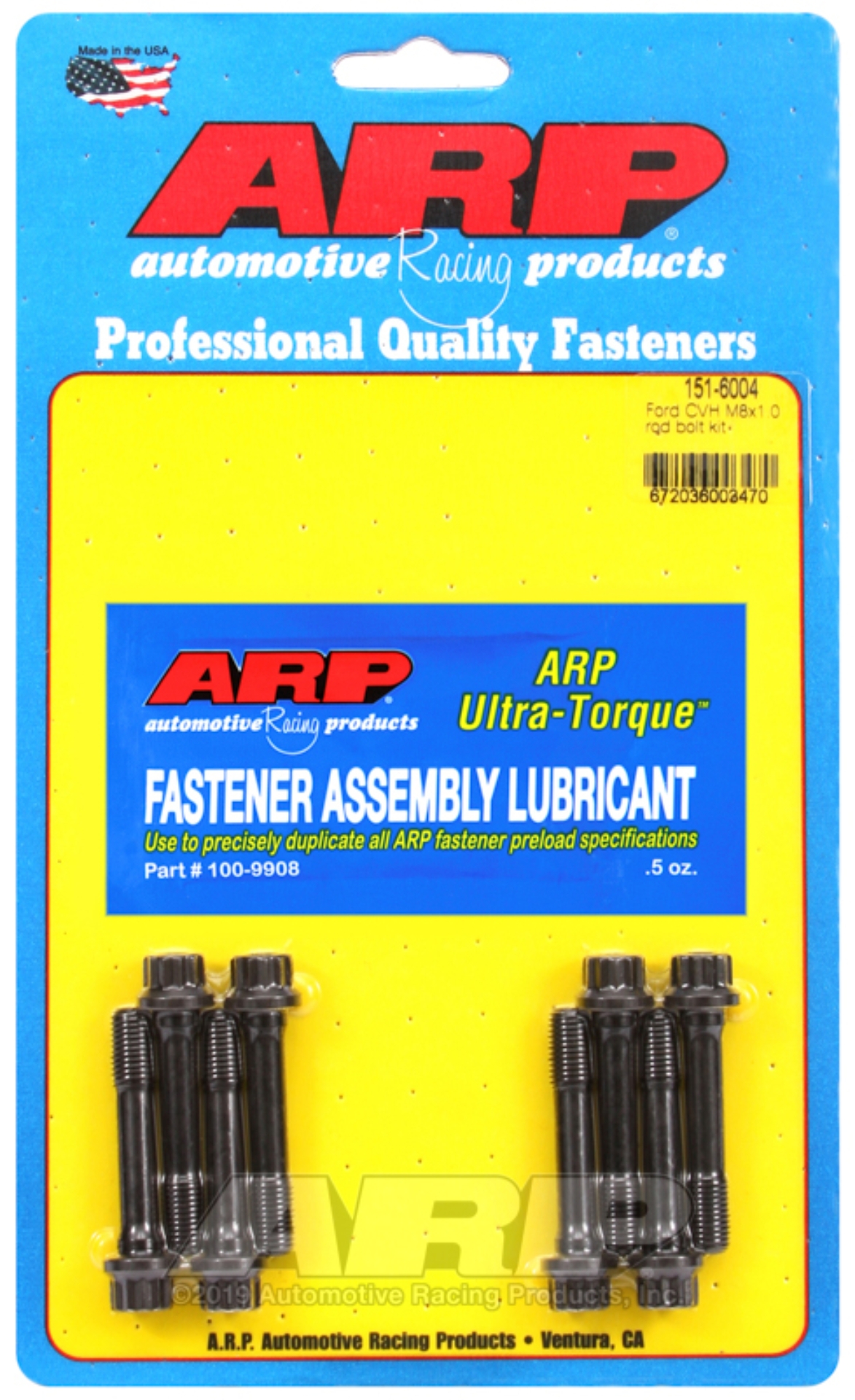 Picture of ARP Ford CVH M8 x 1.0 Rod Bolt Kit