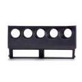 Picture of Autometer 87-95 Jeep Wrangler YJ Black Cluster Bezel - Holds Five 2-1/16in Gauges