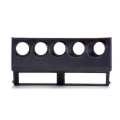 Picture of Autometer 87-95 Jeep Wrangler YJ Black Cluster Bezel - Holds Five 2-1/16in Gauges