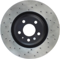 Picture of Sport Cross Drilled Brake Rotor; Front Right