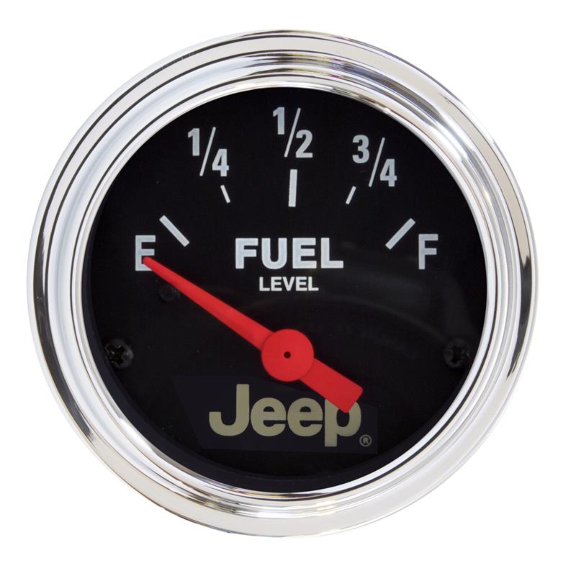 Picture of Autometer Jeep 52mm 73 OHMS Empty/8-12 OHMS Full Short Sweep Electronic Fuel Level Gauge