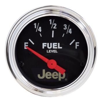 Picture of Autometer Jeep 52mm 73 OHMS Empty/8-12 OHMS Full Short Sweep Electronic Fuel Level Gauge