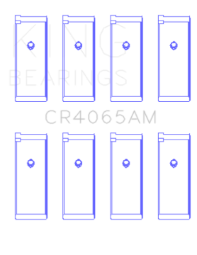 Picture of King 91-04 Nissan 146CI/2.4L KA24DE L4/89-97 146CI/2.4L KA24E L4 Rod Bearing Set - Size STD