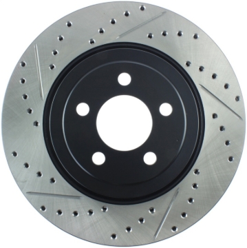 Picture of Sport Drilled & Slotted Brake Rotor; Front Right