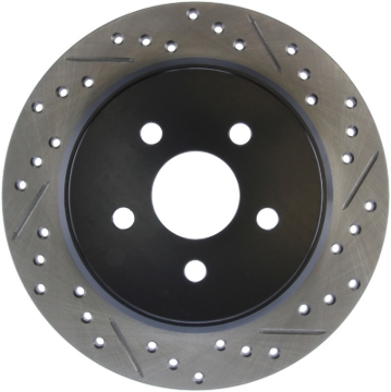 Picture of Sport Drilled & Slotted Brake Rotor; Rear Left