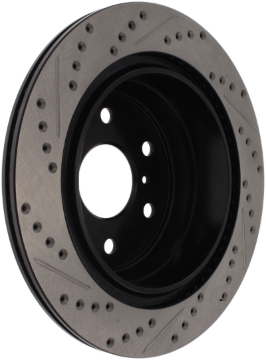 Picture of Sport Drilled & Slotted Brake Rotor; Rear Left