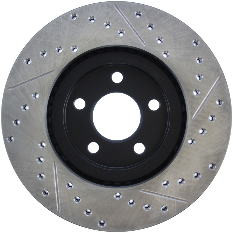 Picture of Sport Drilled & Slotted Brake Rotor; Front Right