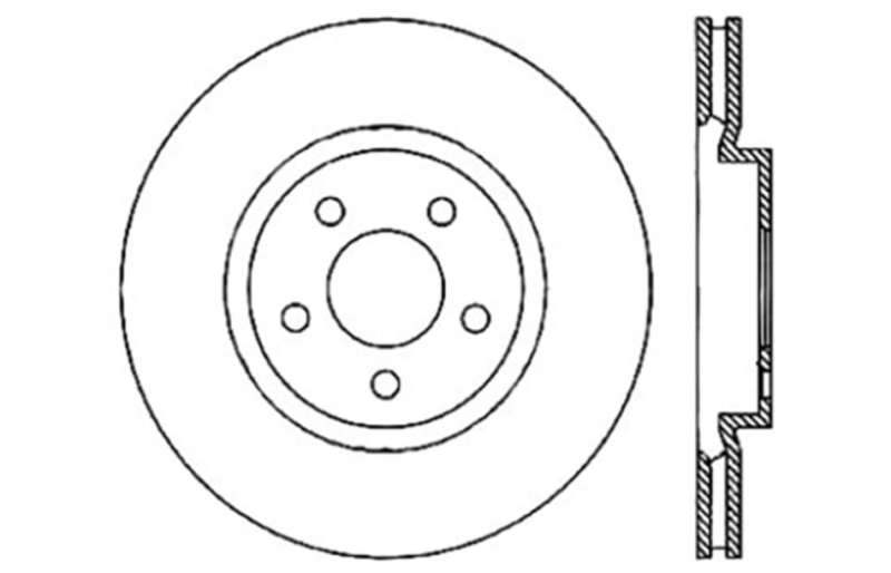 Picture of Sport Drilled & Slotted Brake Rotor; Front Right
