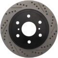 Picture of Sport Drilled & Slotted Brake Rotor; Rear Left