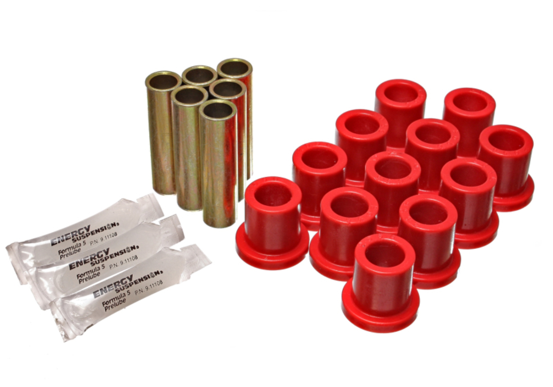 Picture of Energy Suspension ES Spring/Shackle Bush-Red Bushing Kits - 4.2113R