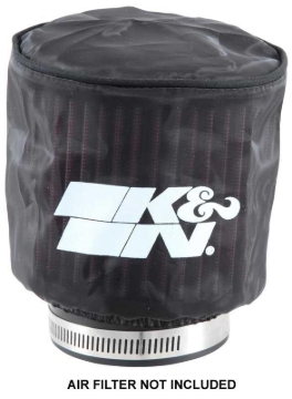 Picture of K&N Black Drycharger Round Straight Air Filter Wrap 4.5in ID x 4in H