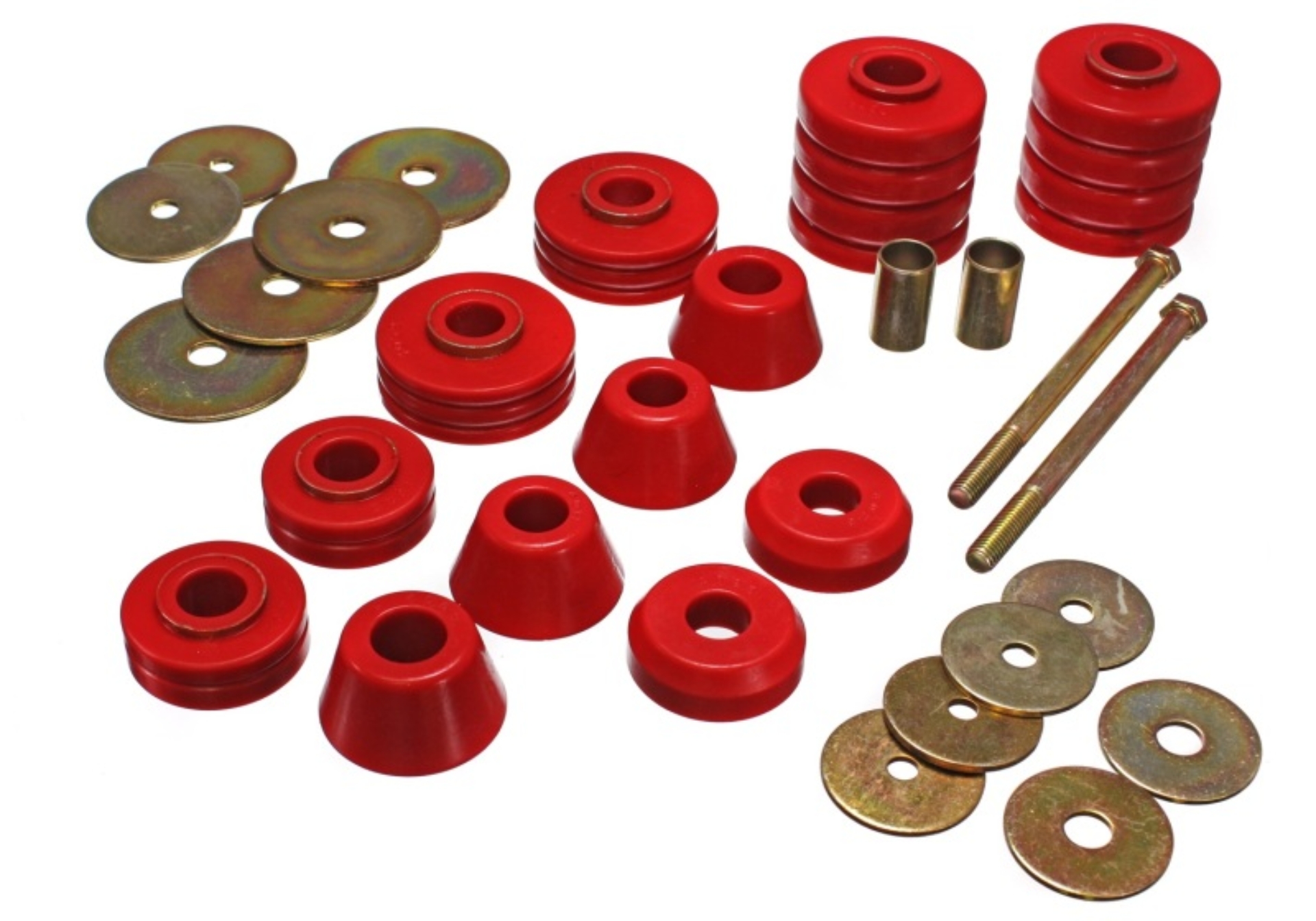 Picture of Energy Suspension ES Body Mounts-Red Bushing Kits - 3.4107R
