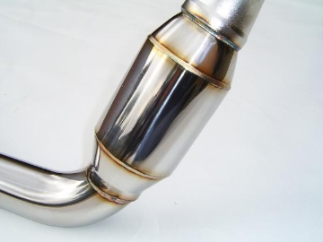 Picture of Invidia 05+ AT LGT Polished Divorced Waste Gate Downpipe with High Flow Cat