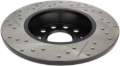 Picture of Sport Drilled & Slotted Brake Rotor; Rear Left