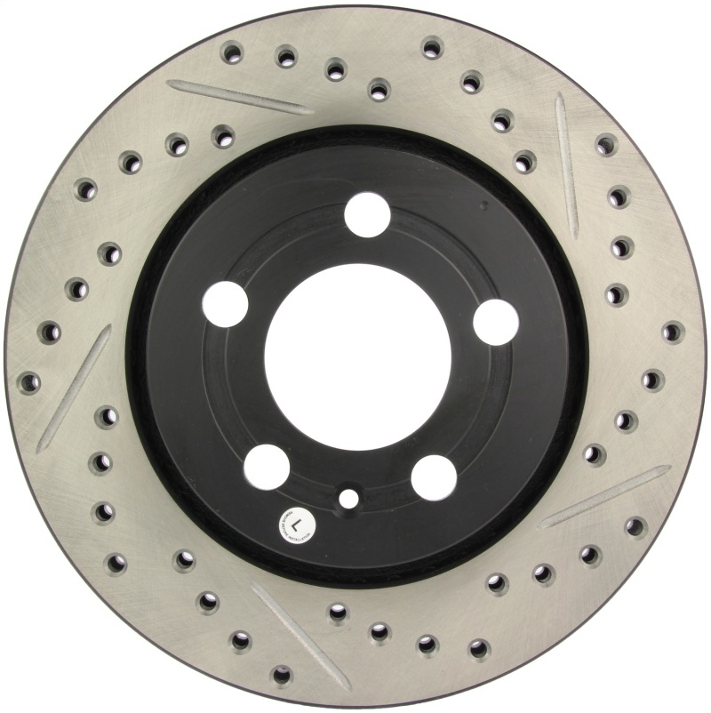 Picture of Sport Drilled & Slotted Brake Rotor; Rear Left
