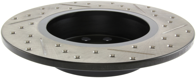 Picture of Sport Drilled & Slotted Brake Rotor; Rear Right