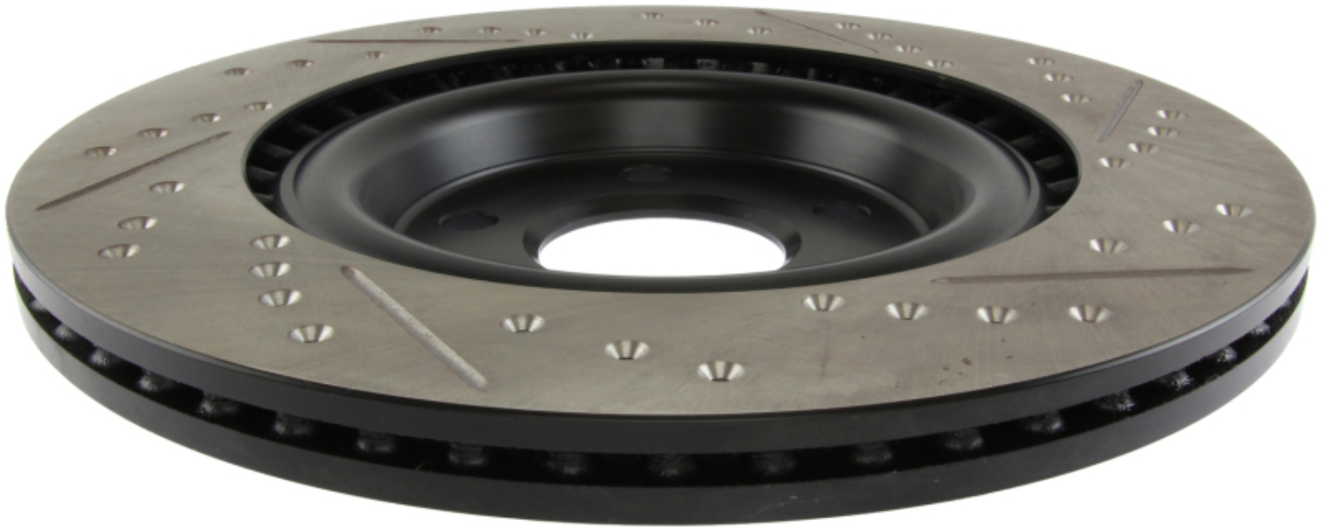 Picture of Sport Drilled & Slotted Brake Rotor; Rear Right