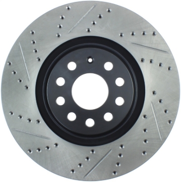 Picture of Sport Drilled & Slotted Brake Rotor; Front Right
