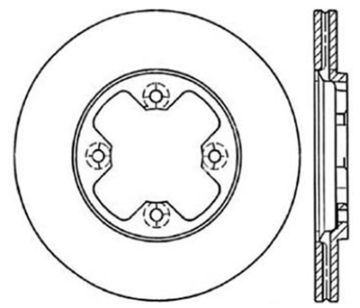 Picture of Sport Drilled & Slotted Brake Rotor; Front Right