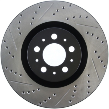 Picture of Sport Drilled & Slotted Brake Rotor; Front Right