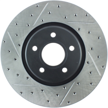 Picture of Sport Drilled & Slotted Brake Rotor; Front Right
