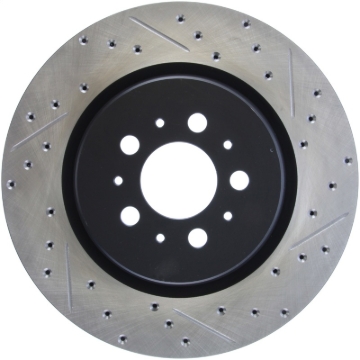 Picture of Sport Drilled & Slotted Brake Rotor; Rear Left