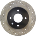 Picture of Sport Drilled & Slotted Brake Rotor; Rear Left
