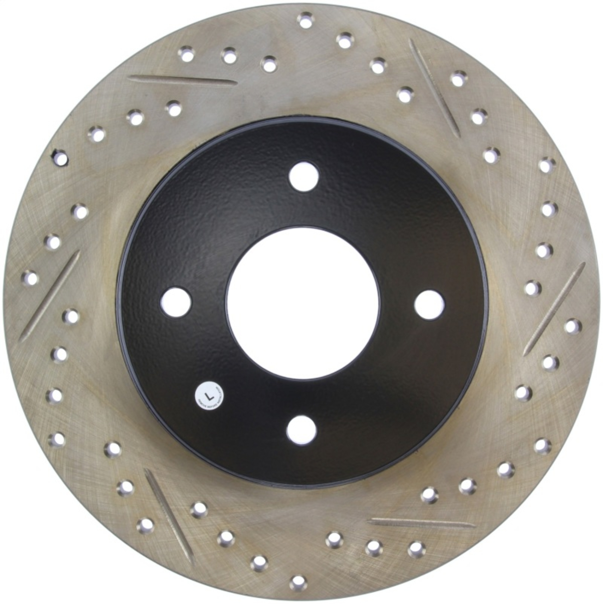 Picture of Sport Drilled & Slotted Brake Rotor; Rear Left
