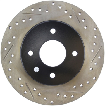 Picture of Sport Drilled & Slotted Brake Rotor; Rear Left