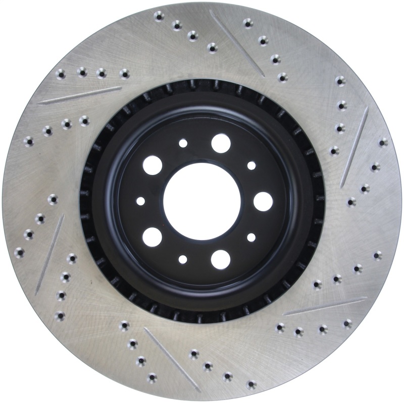 Picture of Sport Drilled & Slotted Brake Rotor; Front Right