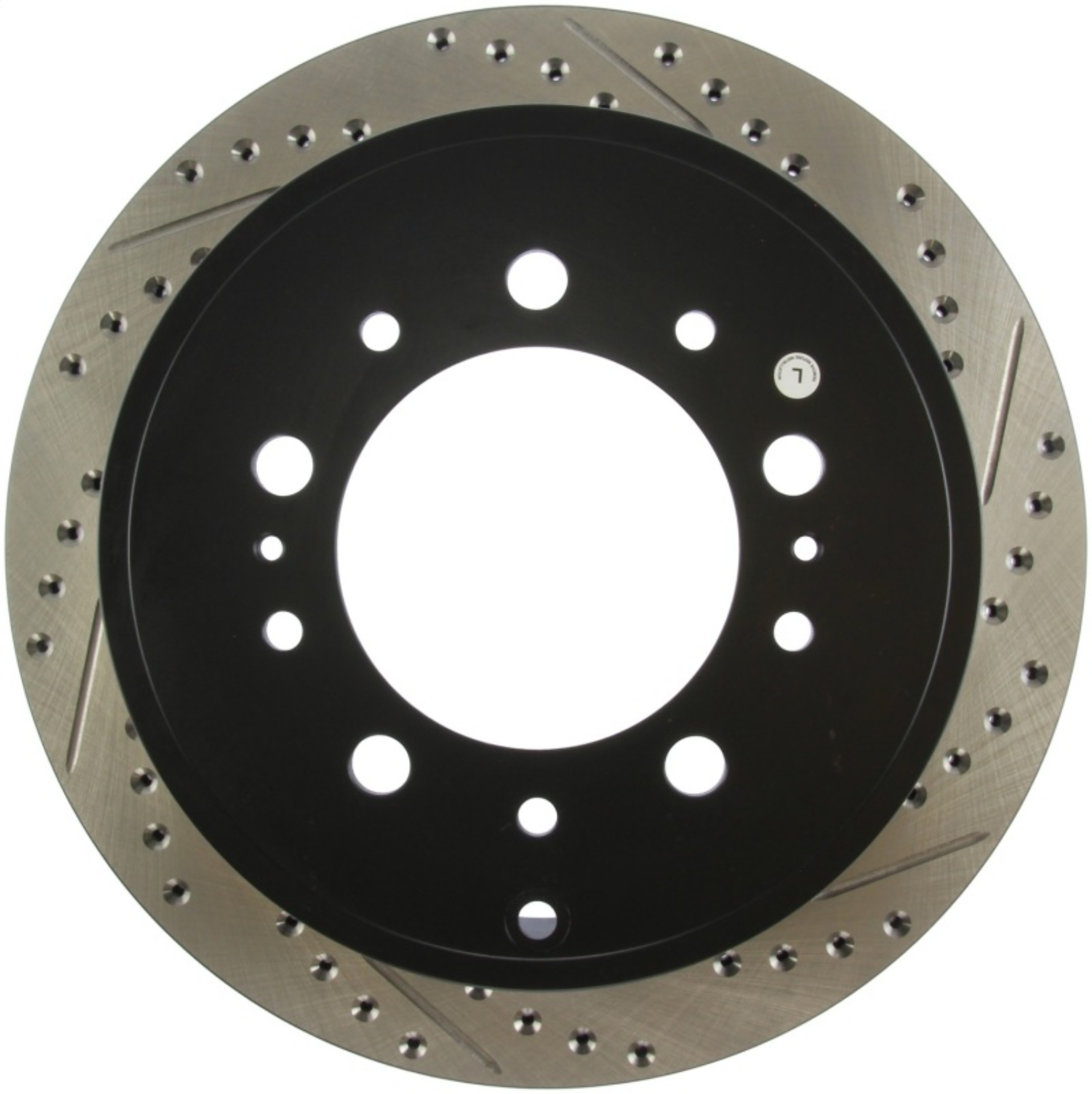 Picture of Sport Drilled & Slotted Brake Rotor; Rear Left