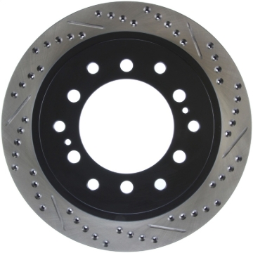 Picture of Sport Drilled & Slotted Brake Rotor; Rear Left