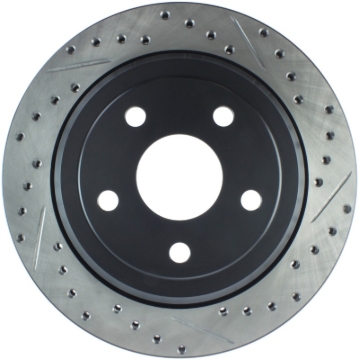 Picture of Sport Drilled & Slotted Brake Rotor; Rear Left