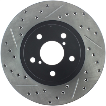 Picture of Sport Drilled & Slotted Brake Rotor; Front Right