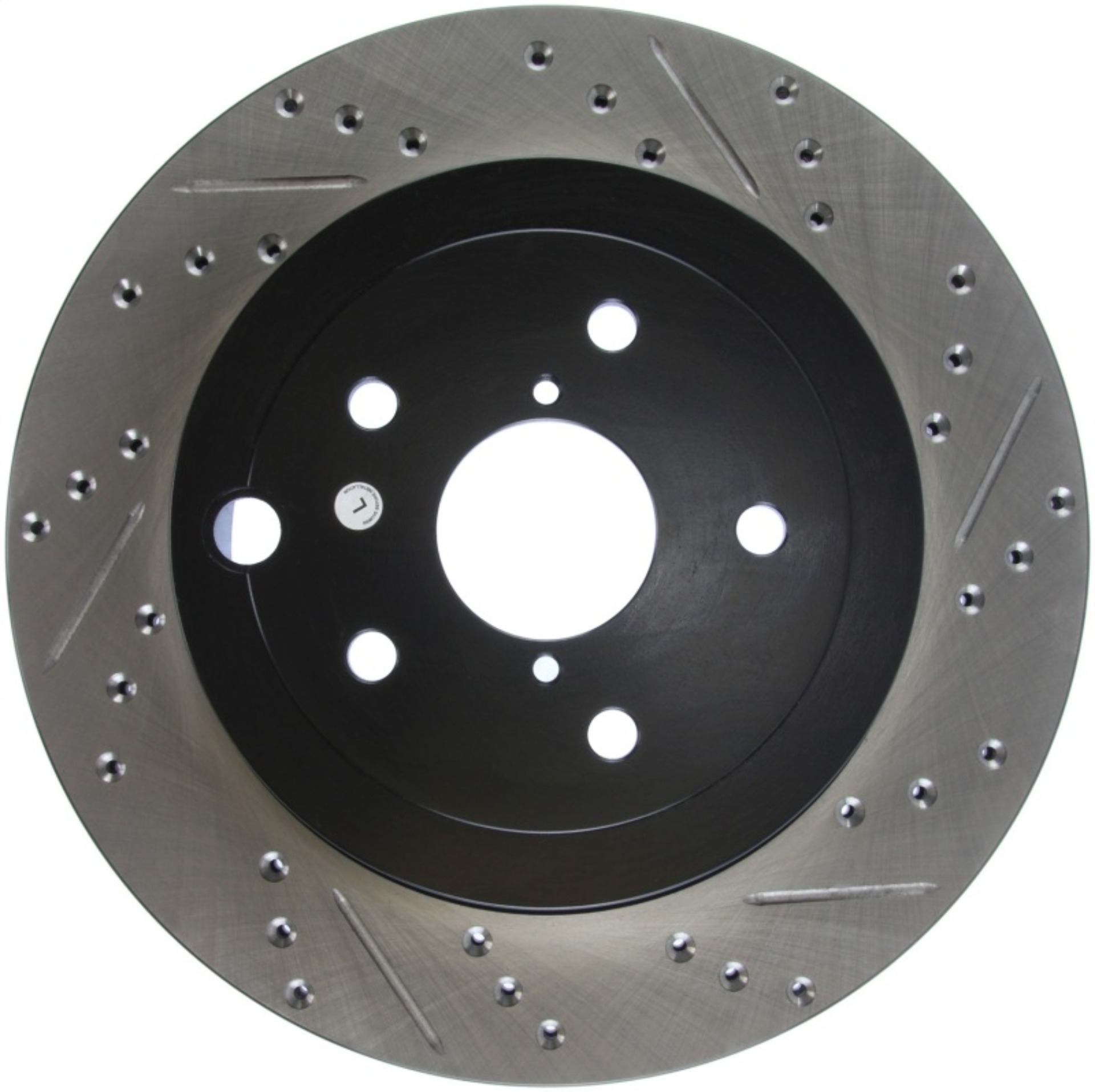 Picture of Sport Drilled & Slotted Brake Rotor; Rear Left