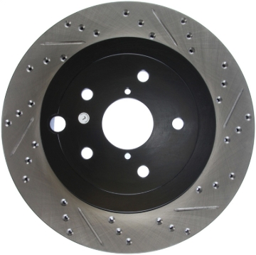 Picture of Sport Drilled & Slotted Brake Rotor; Rear Left