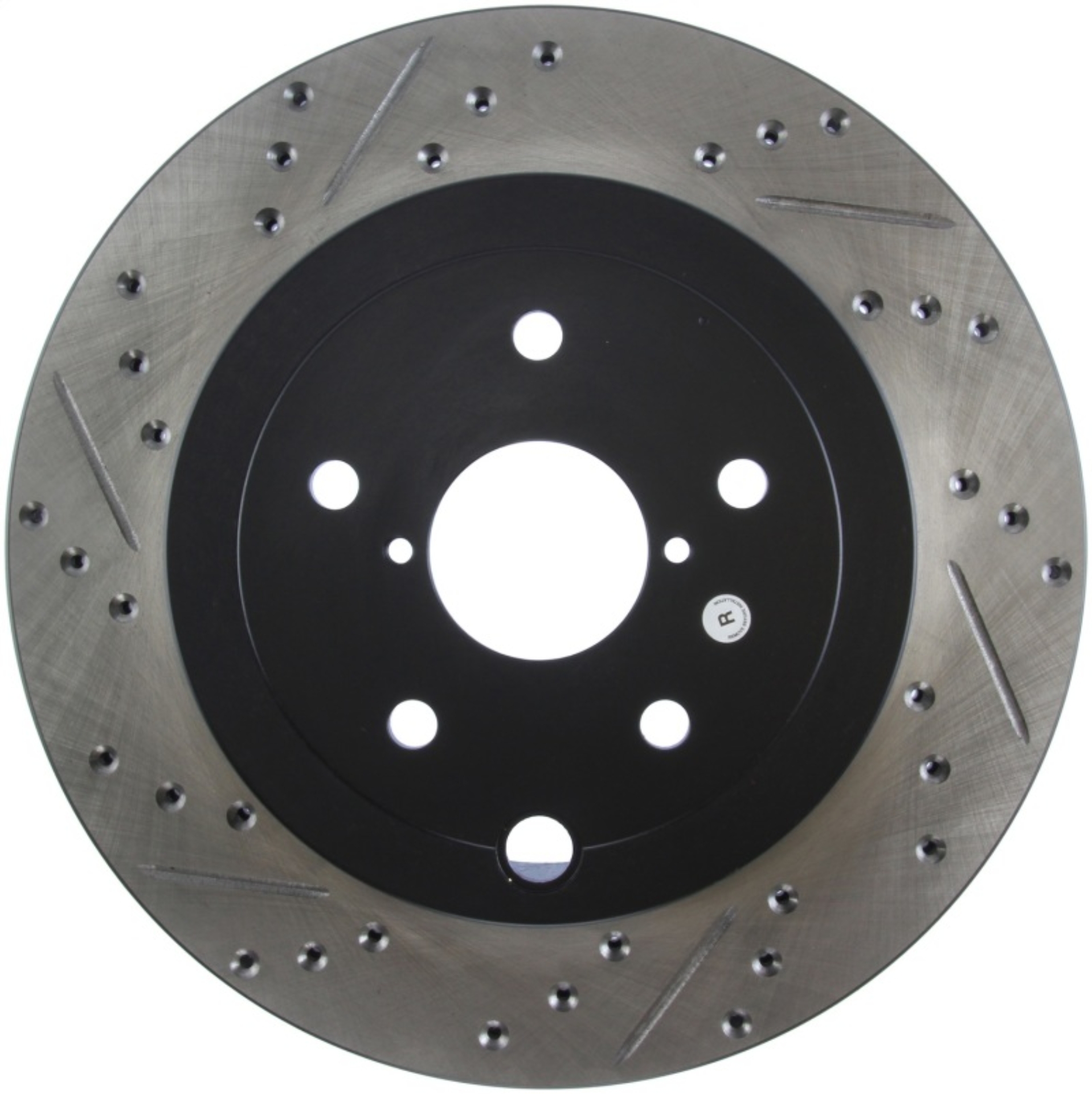 Picture of Sport Drilled & Slotted Brake Rotor; Rear Right