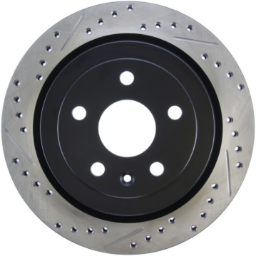 Picture of Sport Drilled & Slotted Brake Rotor; Rear Right