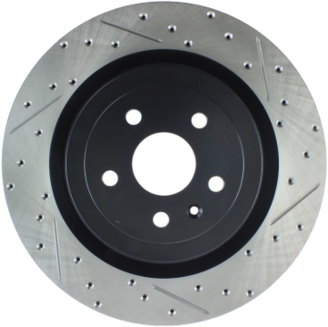 Picture of Sport Drilled & Slotted Brake Rotor; Rear Left